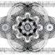 A complex fractal pattern based on sacred geometry
