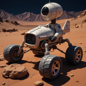 Futuristic Mars Exploration Rover Design