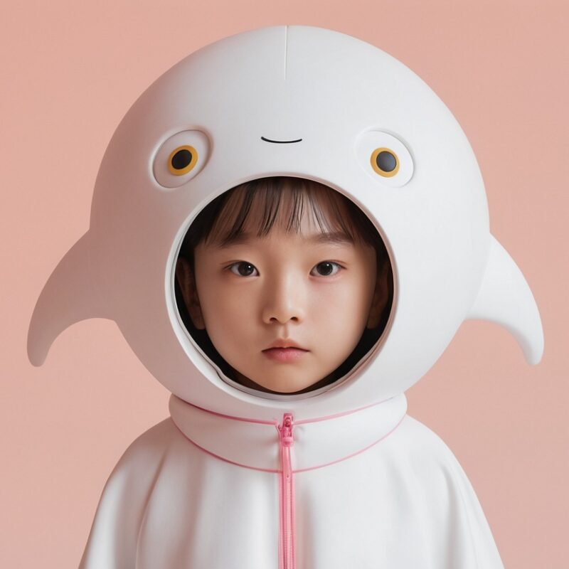 Adorable Child in Whimsical Sea Creature Costume